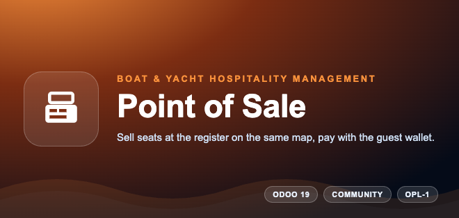 Boat & Yacht Hospitality Management - Point of Sale