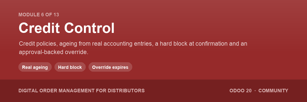 Distributor Credit Control