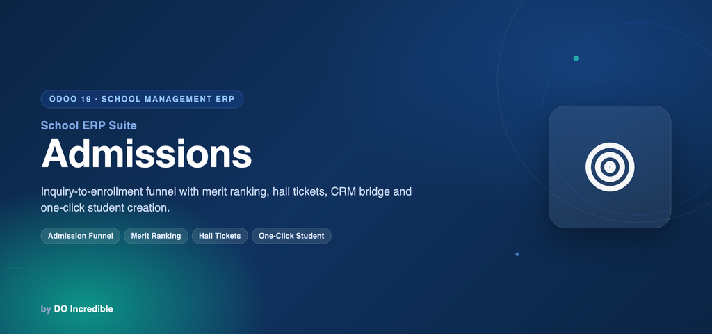 School ERP — Admissions