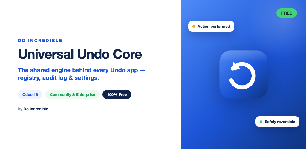 Universal Undo Core