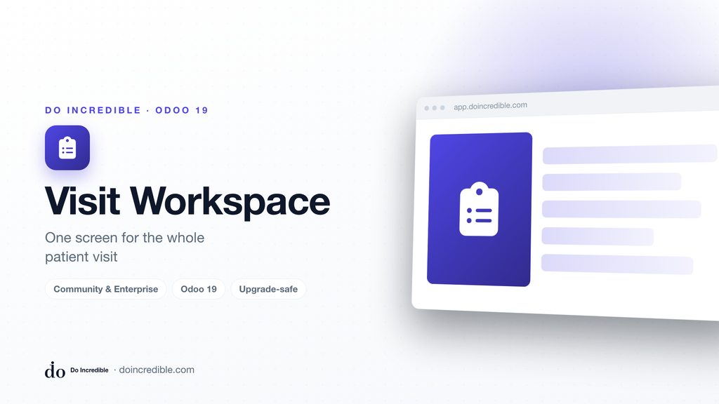 Hospital Management - Patient Visit Workspace