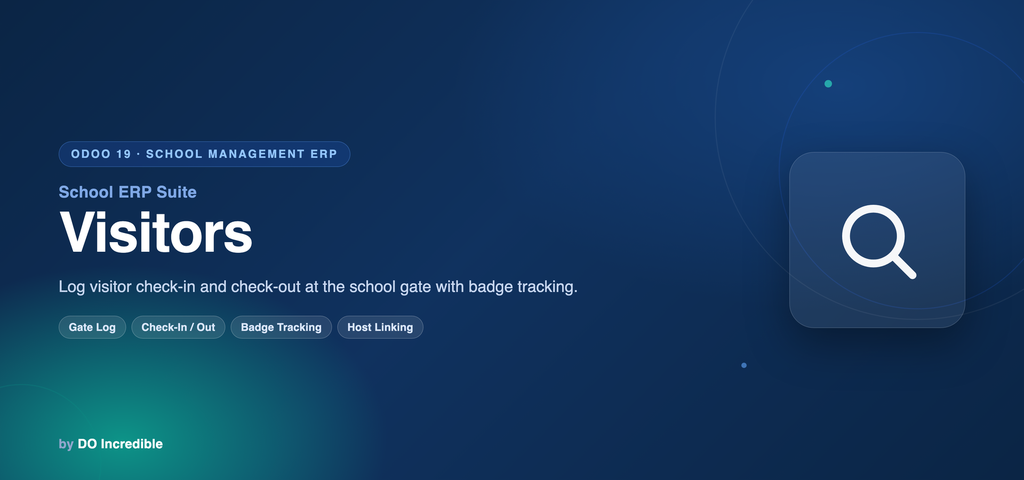 School ERP — Visitors