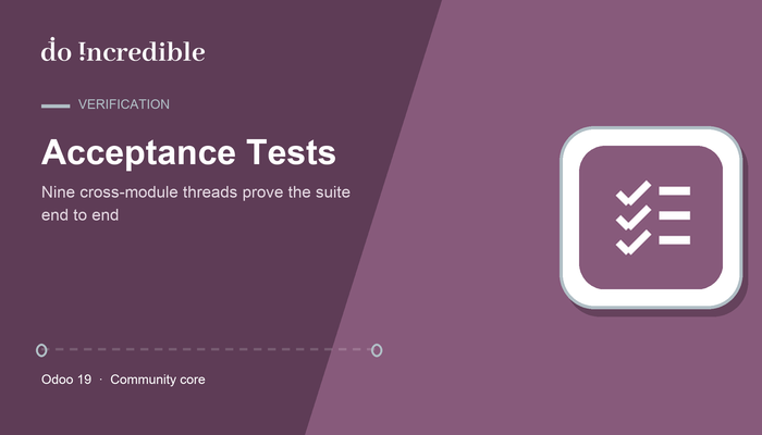 Transport Management Acceptance Tests