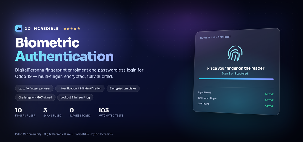 [do_biometric_digitalpersona-19.0] Biometric Authentication (DigitalPersona)