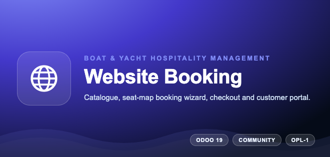 Boat & Yacht Hospitality Management - Website Booking & Portal