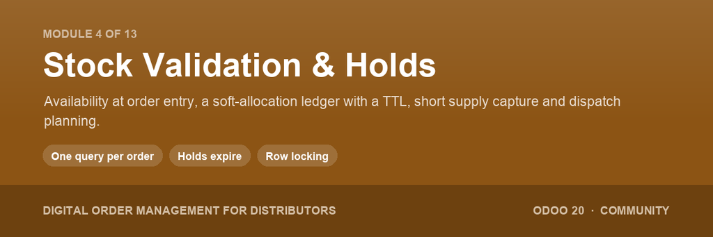 Distributor Stock & Dispatch