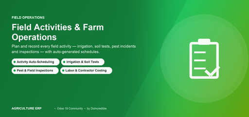 Farm Activity & Field Operations