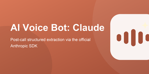 AI Voice Bot: Claude