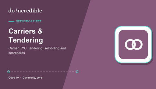 Transport Management Carriers & Tendering