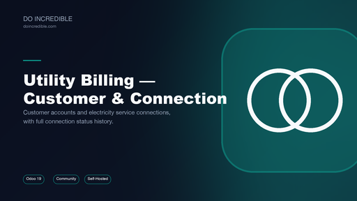 Utility Billing - Customer & Connection