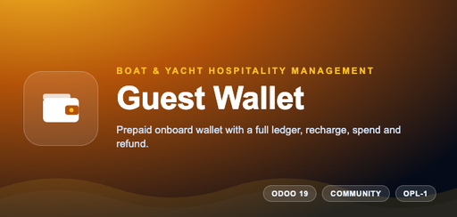 Boat & Yacht Hospitality Management - Guest Wallet