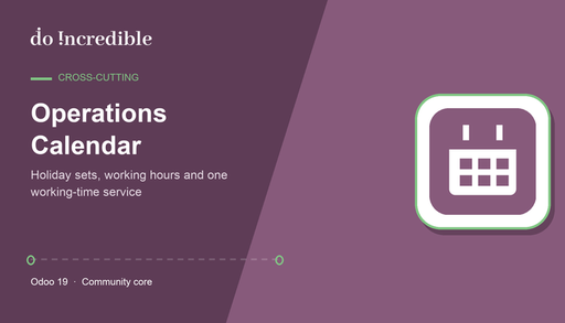 Transport Management Operations Calendar