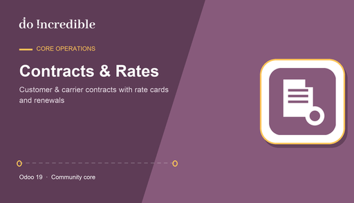 Transport Management Contracts & Rate Cards
