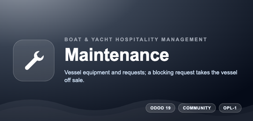 Boat & Yacht Hospitality Management - Maintenance